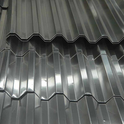 Spcc Galvanized ছাদ শীট PVDF পেইন্ট ঢেউতোলা ইস্পাত ছাদ শীট