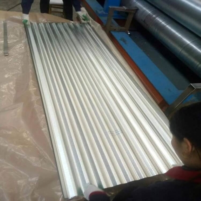 ISO14001 ঢেউতোলা গ্যালভানাইজড স্টিল শীট 508mm PPGI স্টিল রুফিং শীট