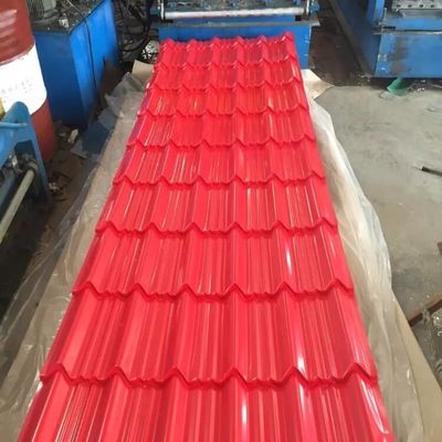 টি ওয়েভ প্রিপেইন্টেড রুফিং শীট Z90 PPGI ছাদ শীট ঢেউতোলা