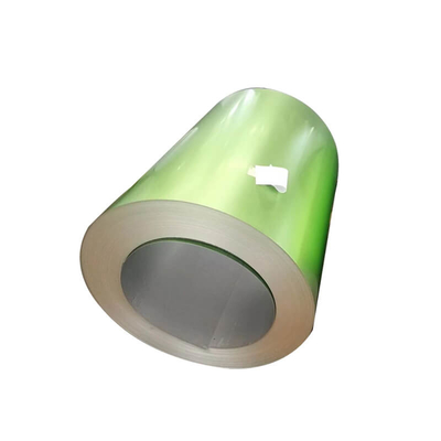 সবুজ AZ30-180g/M2 PPGL স্টিল কয়েল SGCC প্রিপেইন্ট করা অ্যালুমিনিয়াম কয়েল