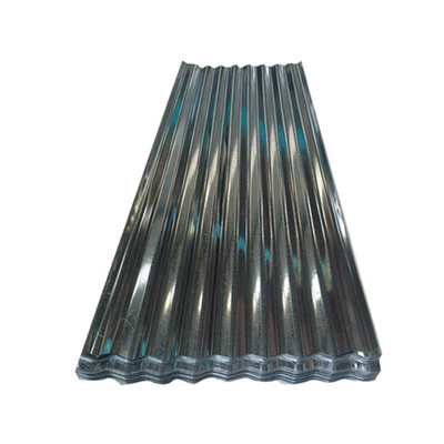 SGCC ঢেউতোলা লোহার ছাদ 762-1250mm 4x8 গ্যালভানাইজড ঢেউতোলা ইস্পাত শীট
