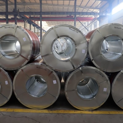 GL DX51 Sgcc অ্যালুজিঙ্ক স্টিল রোল AZ60 0.3 মিমি কয়েল গ্যালভালুম
