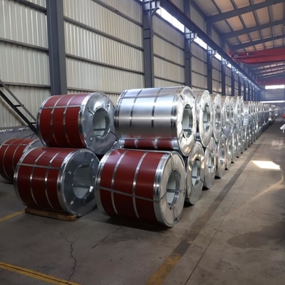ASTM A653 গ্যালভানাইজড স্টিল কয়েল SGCC 610mm Gi কয়েল শীট নির্মাণ