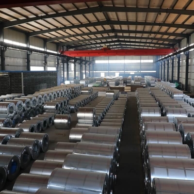 ASTM-A653 হট ডিপড স্টিল কয়েল 1250 মিমি গ্যালভানাইজড শীট প্লেট