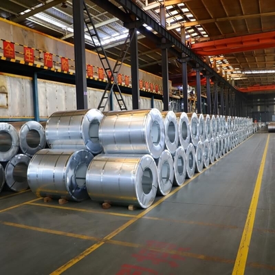 ASTM A653 গ্যালভানাইজড স্টিল কয়েল SGCC 610mm Gi কয়েল শীট নির্মাণ