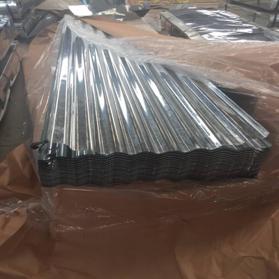 SGHC 32 গেজ গ্যালভানাইজড রুফিং শীট API ঢেউতোলা ইস্পাত প্যানেল নির্মাণ