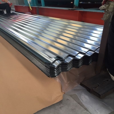 Spcc Galvanized ছাদ শীট PVDF পেইন্ট ঢেউতোলা ইস্পাত ছাদ শীট