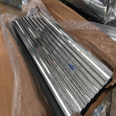 0.18 মিমি গ্যালভানাইজড মেটাল শিট ঢেউতোলা Spgc 6ft গ্যালভানাইজড ছাদ শীট