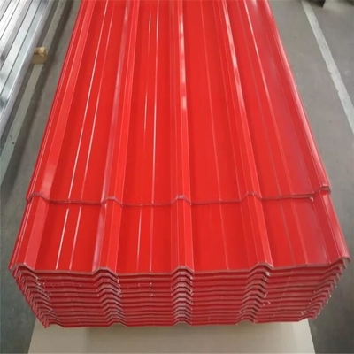 0.8m G550 Ral ঢেউতোলা দস্তা ইস্পাত ছাদ শীট