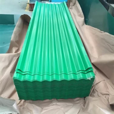 HRB 85 Precoated Gi শীট 30-600g/M2 সবুজ ঢেউতোলা ছাদ শীট
