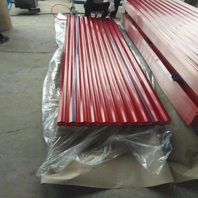 SPCC প্রি পেইন্ট করা ঢেউতোলা জি শিট Z30-Z140 গ্যালভানাইজড কালার লেপা