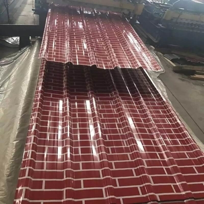 AZ20-AZ160 প্রিপেইন্টেড ছাদ শীট 0.5 মিমি জলরোধী ছাদ শীট