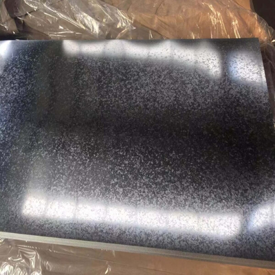 Z30 14 গেজ গ্যালভানাইজড শিট মেটাল 610 মিমি গ্যালভানাইজড মেটাল শীট 4x8