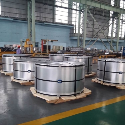 ছাদের শীটের জন্য SPCC ISO9001 GI স্টিল কয়েল 508mm গ্যালভানাইজড স্টিল কয়েল