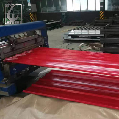 DX51D সাদা প্রিপেইন্টেড গ্যালভানাইজড স্টিল শীট 0.3-1.0 মিমি রঙিন প্রলিপ্ত ছাদ