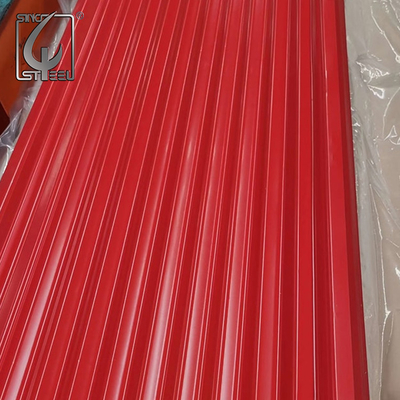 60-275g/M2 দস্তা আবরণ PPGI ছাদ শীট 1000mm-6000mm দৈর্ঘ্য সহ
