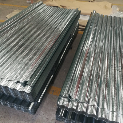 600mm-1250mm প্রস্থ গ্যালভানাইজড ছাদ শীট 20-25um শীর্ষ পেইন্ট আবরণ