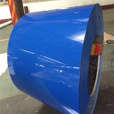 ASTM A792 Dx51d PE লেপ প্রাইম PPGI PPGL ব্রাজিল Ral9003 ফিল্মের সাথে প্রিপেইন্ট করা গ্যালভালুম স্টিল কয়েল