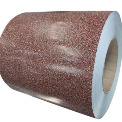 910mm PPGI প্রিপেইন্টেড স্টিল কয়েল 3-25um কালার কোটেড কয়েল কাঠের ইট