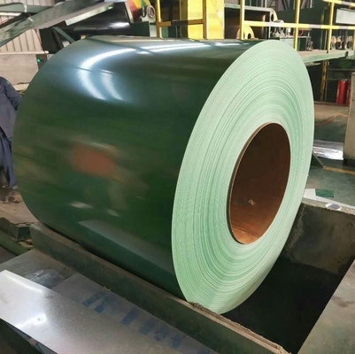 ASTM A792 Dx51d PE লেপ প্রাইম PPGI PPGL ব্রাজিল Ral9003 ফিল্মের সাথে প্রিপেইন্ট করা গ্যালভালুম স্টিল কয়েল