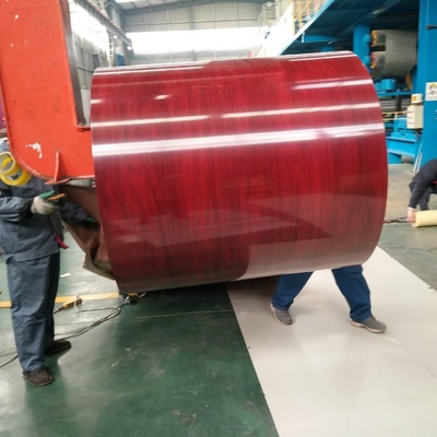 600 - 1250mm PPGL কয়েল AiSi RAL 9002 Galvanized Color Coated