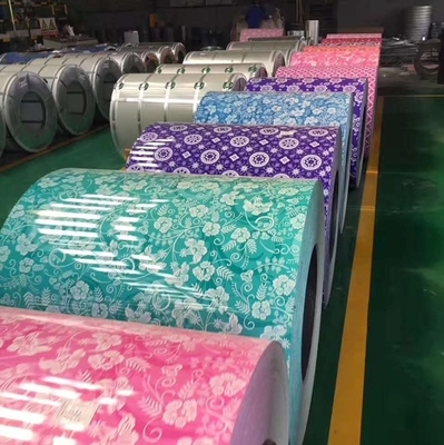 CE HRB85 PPGI প্রলিপ্ত কয়েল CGCC SGCC PPGL প্রিপেইন্টেড জি ইস্পাত কয়েল